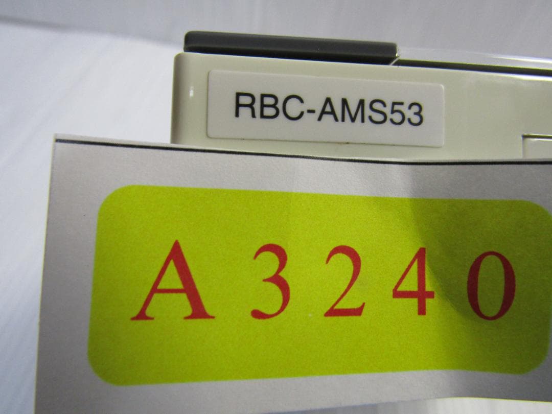 A3240 TOSHIBA★エアコンリモコン★RBC-AMS53