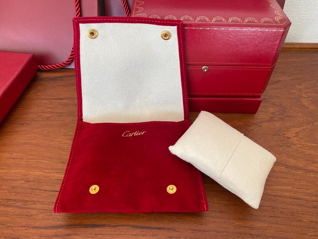 Cartier 時計用ケース ポーチ レターセット ショッパー2枚 カルティエ