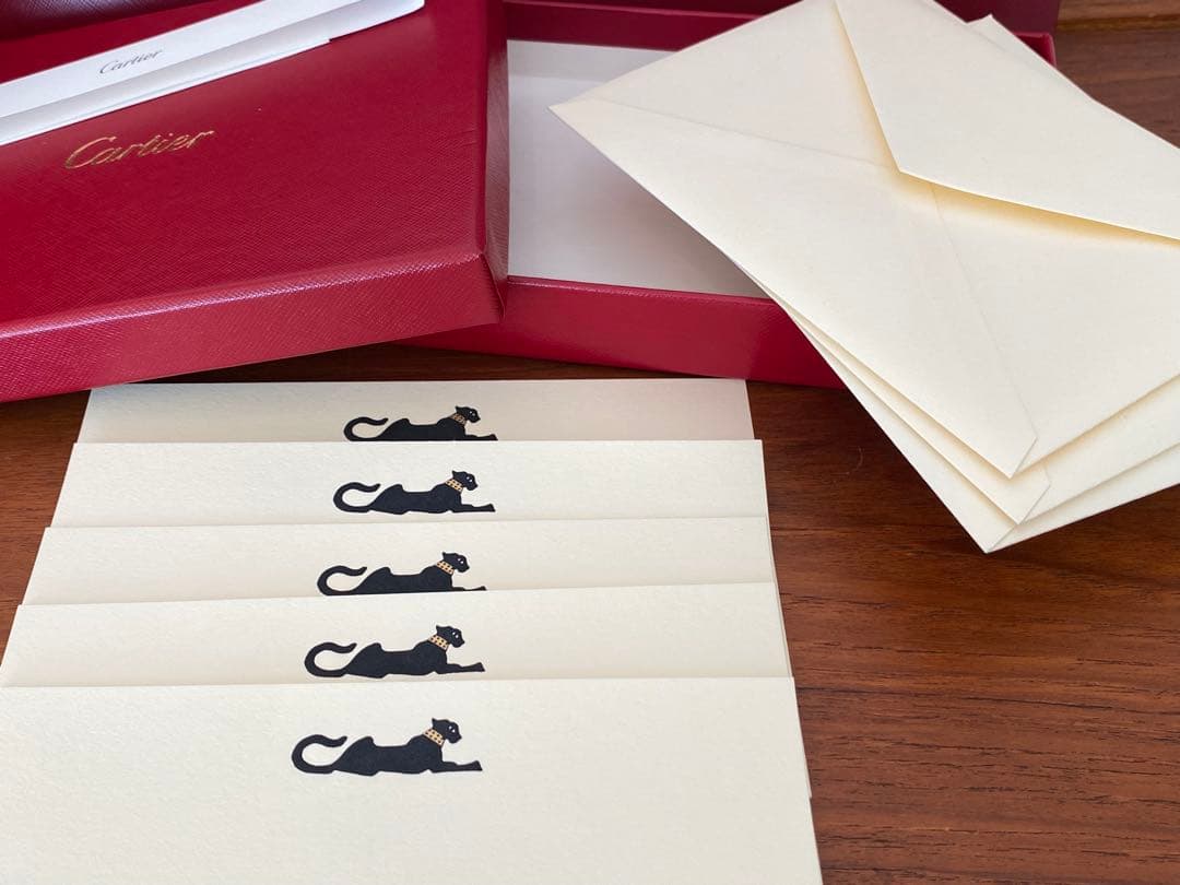 Cartier 時計用ケース ポーチ レターセット ショッパー2枚 カルティエ
