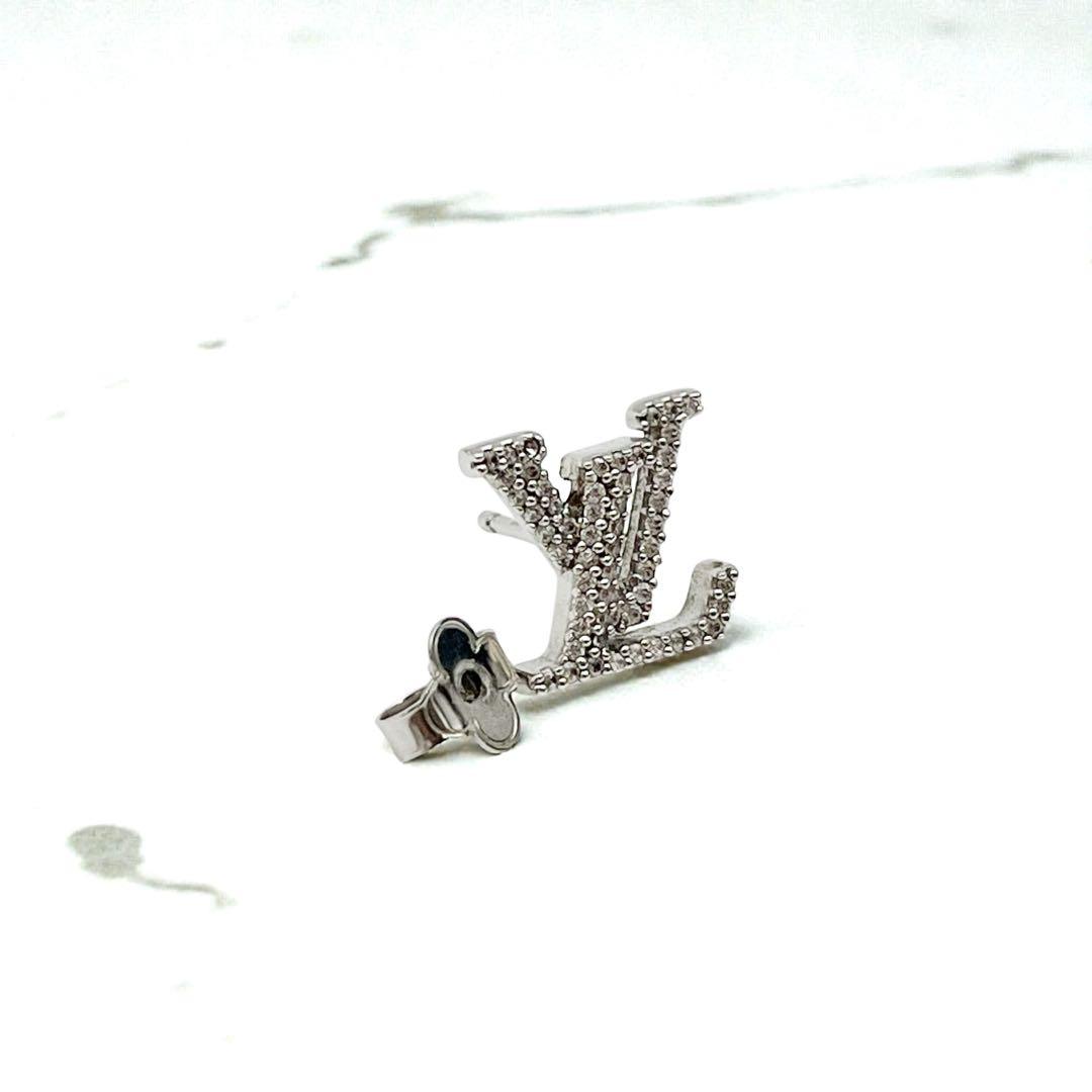 【美品】ルイヴィトン　アイコニック　ピアス　シルバー　アクセサリー　750