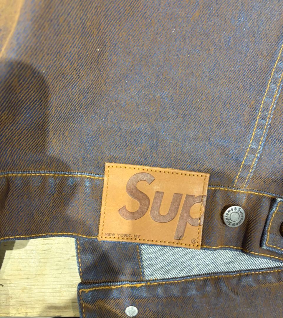 辰哉 　Supreme Flocked Denim セットアップ