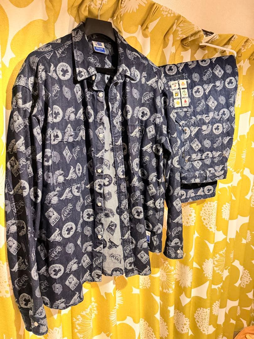 パンツ NBA WIND AND SEA DENIM SHIRTS PANTS L
