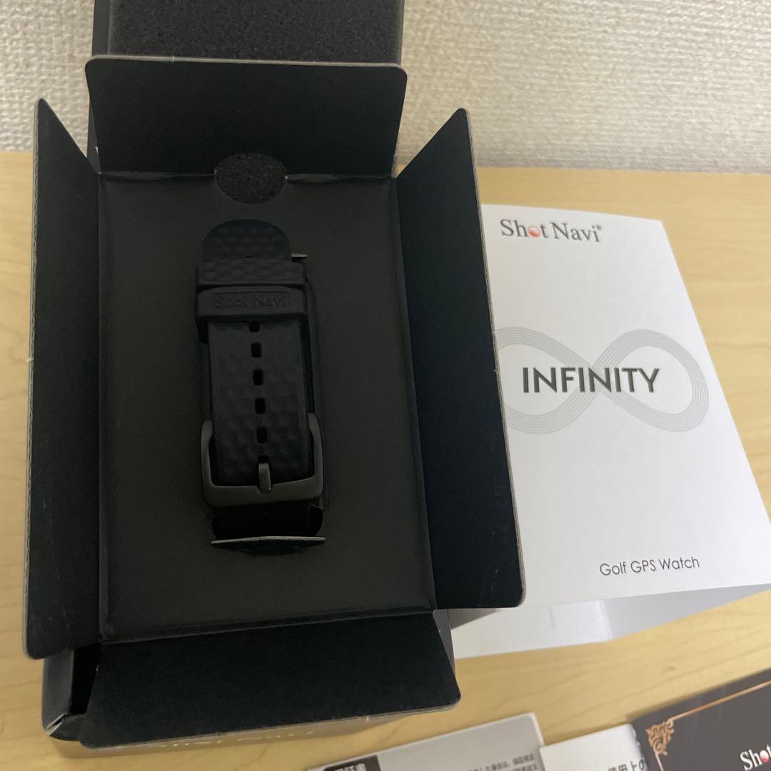 ShotNavi INFINITY ゴルフ GPS ウォッチ　ブラック