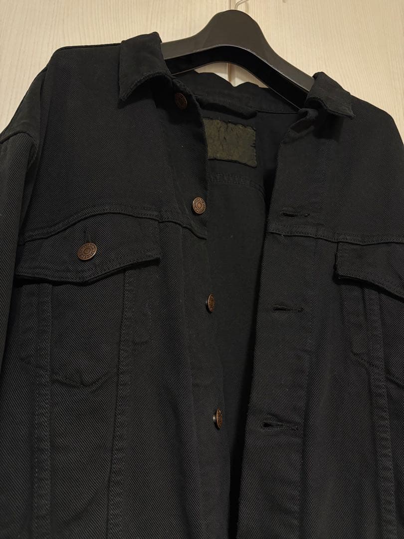 リーバイス　デニムジャケット　ブラック　黒染め　古着