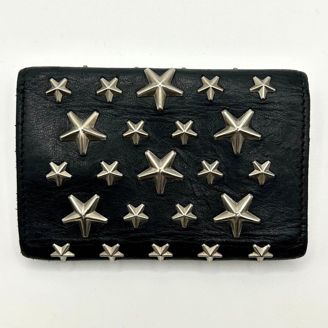 【美品】JIMMY CHOO ジミーチュウ 6連 キーケース スタッズ レザー