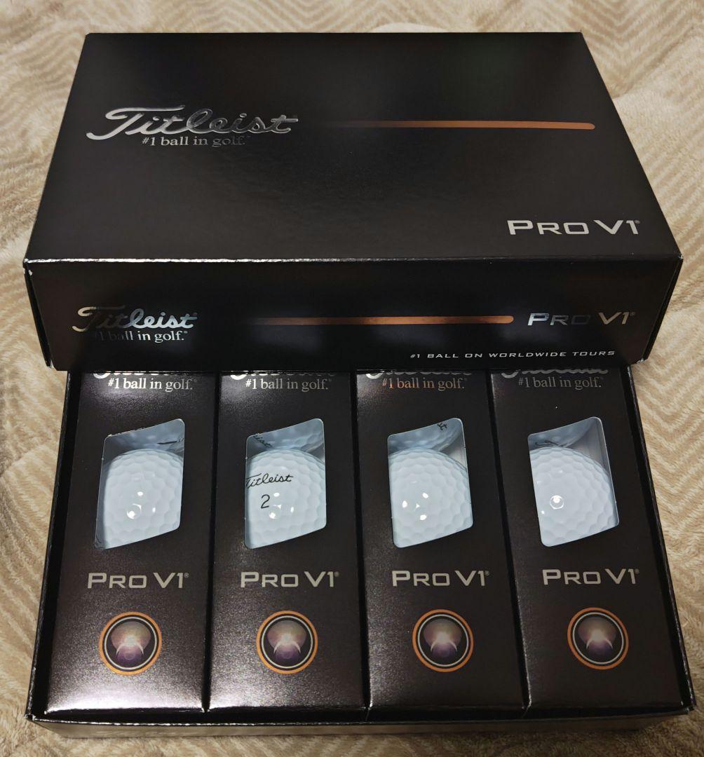 タイトリスト Titleist Pro V1 ホワイト 1ダース 新品