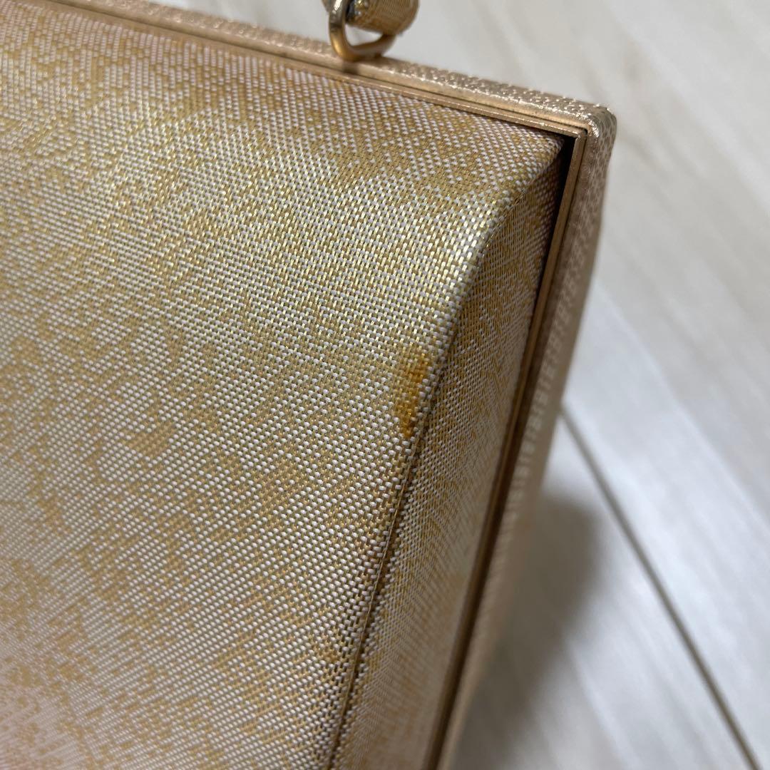 ※MaNa❄︎ 『金鷲』和装用バッグと『東京胡蝶』草履のセット　ゴールド