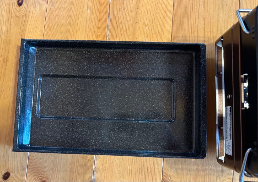 【超美品セット】イワタニろばた焼き器＋極厚バーベキュー鉄板 板厚4.5㎜