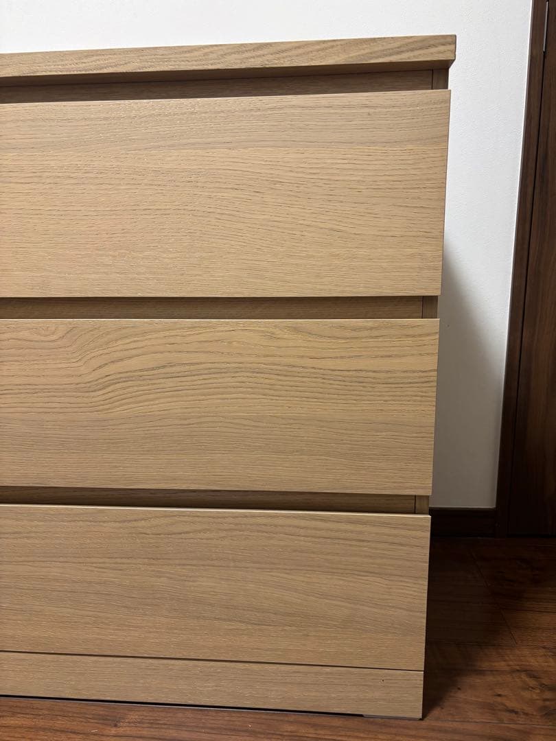 IKEA MALM マルム　チェスト　ホワイトステインオーク