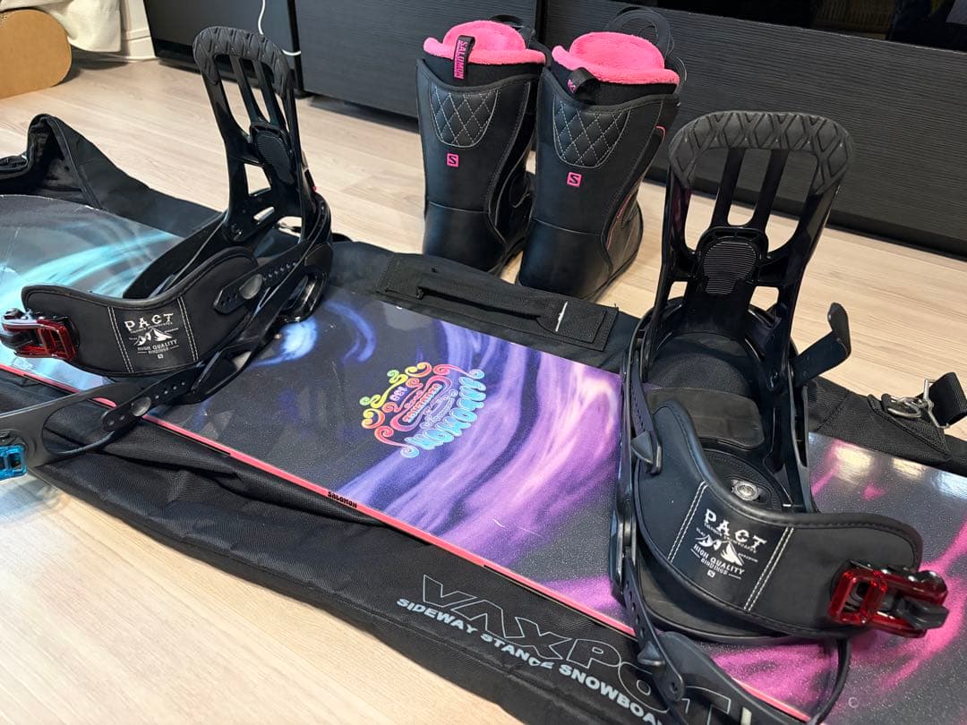 salomon スノーボードセット レディース　135cm