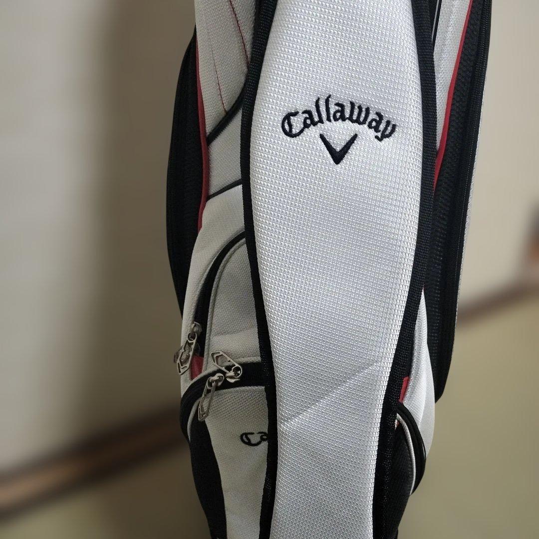 け*ん様 Callaway キャディバッグ ホワイト/レッド