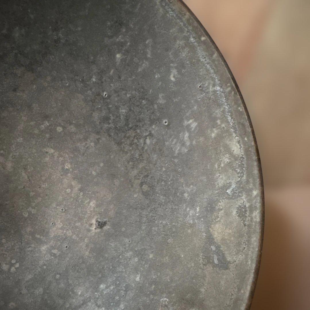 作家 コンポート 高台 銀彩／作家もの 器