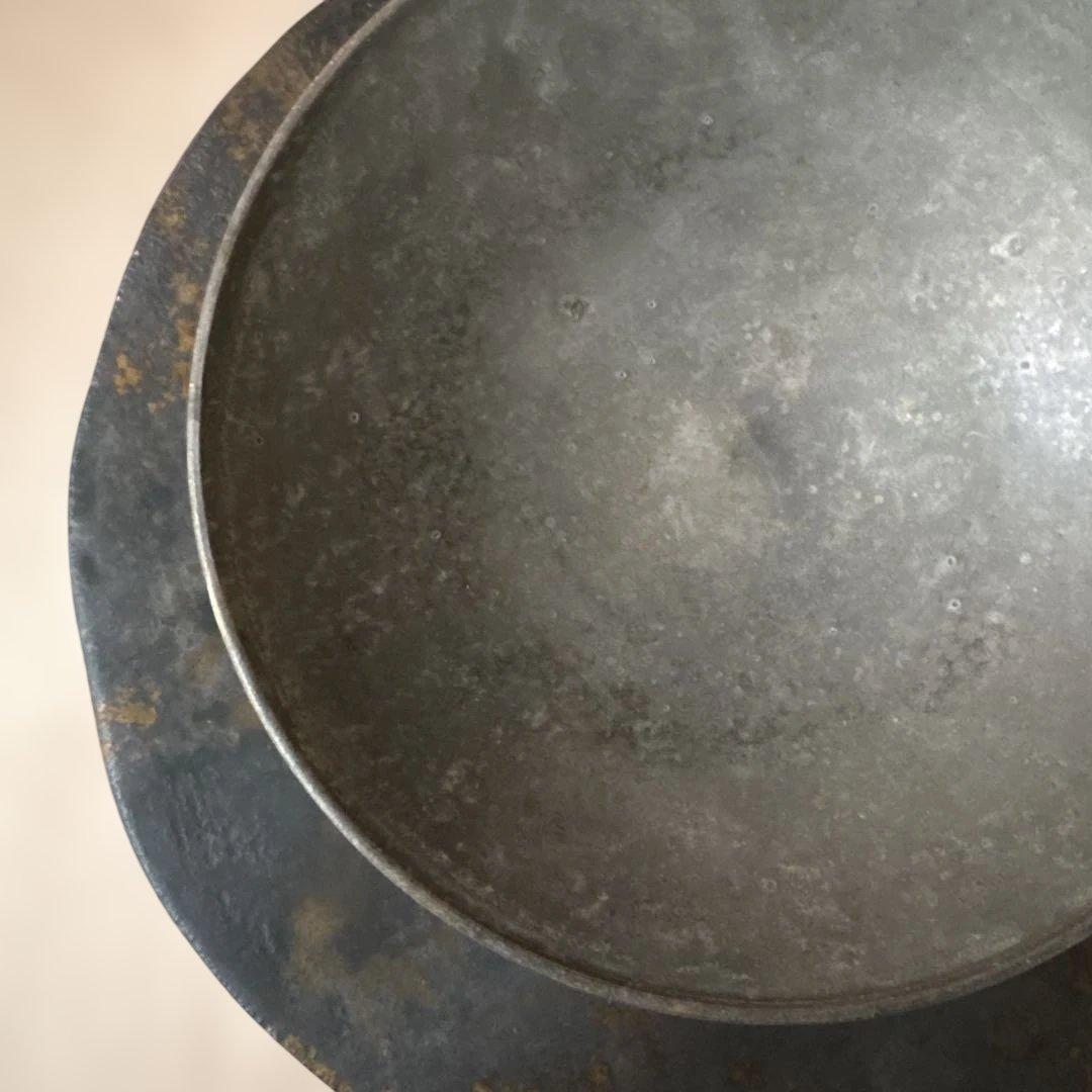 作家 コンポート 高台 銀彩／作家もの 器