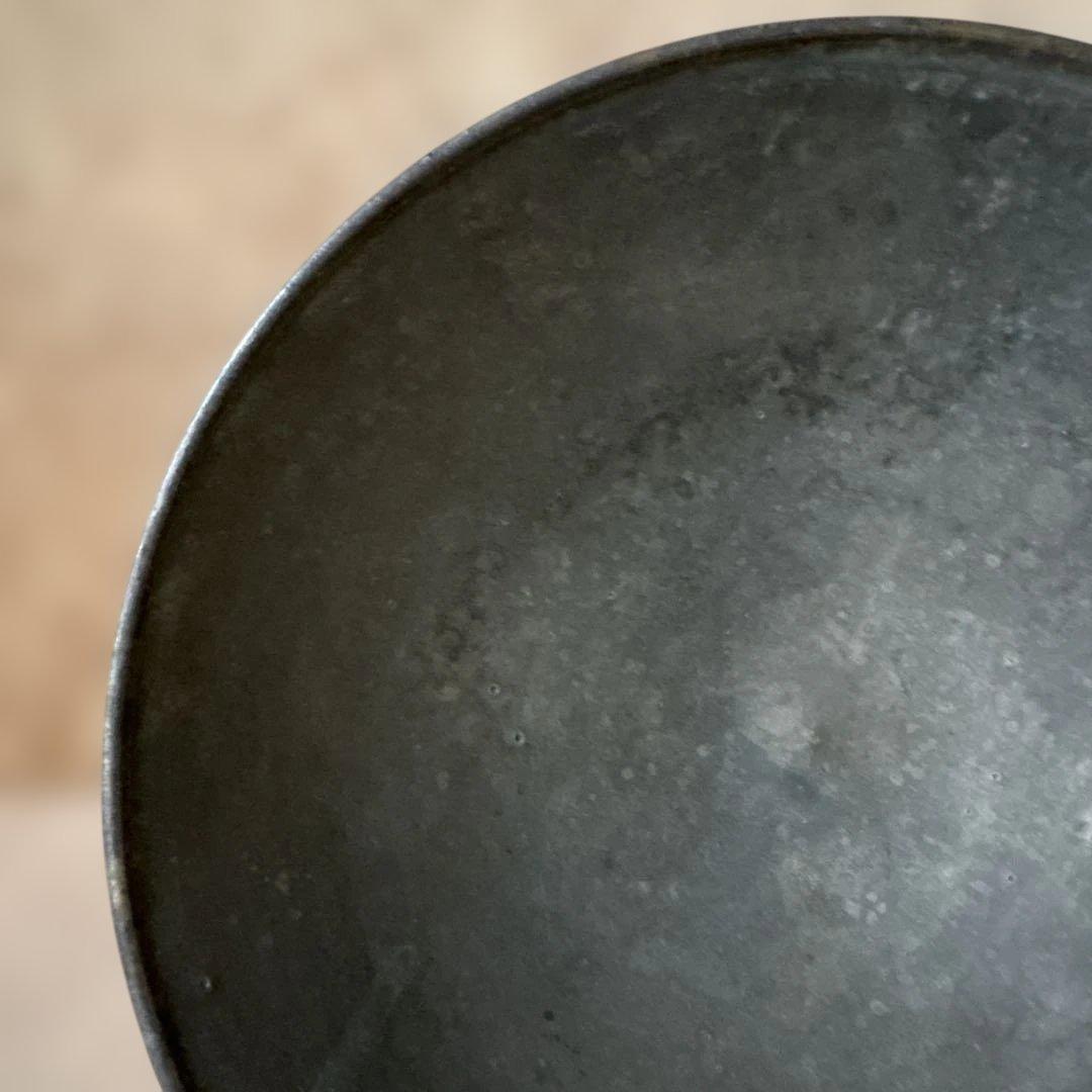 作家 コンポート 高台 銀彩／作家もの 器