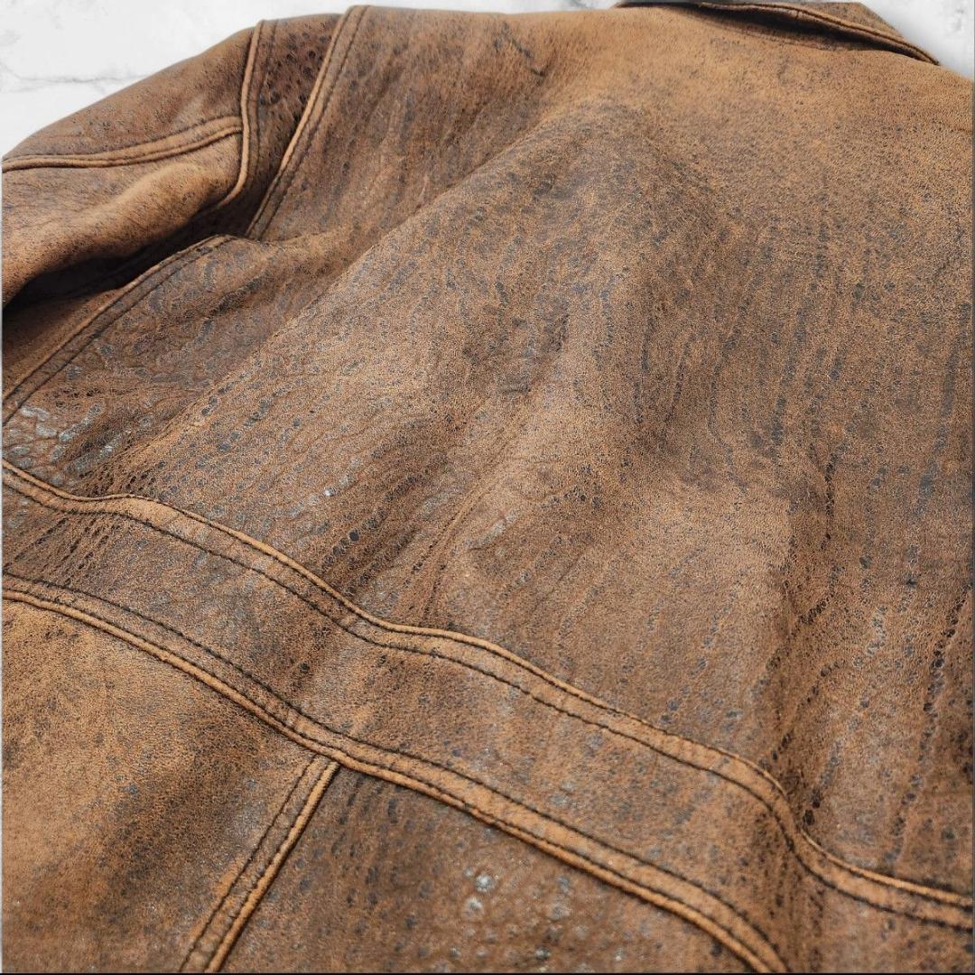 vintage A-2 Flight Jacket Sheepskin 短丈 茶