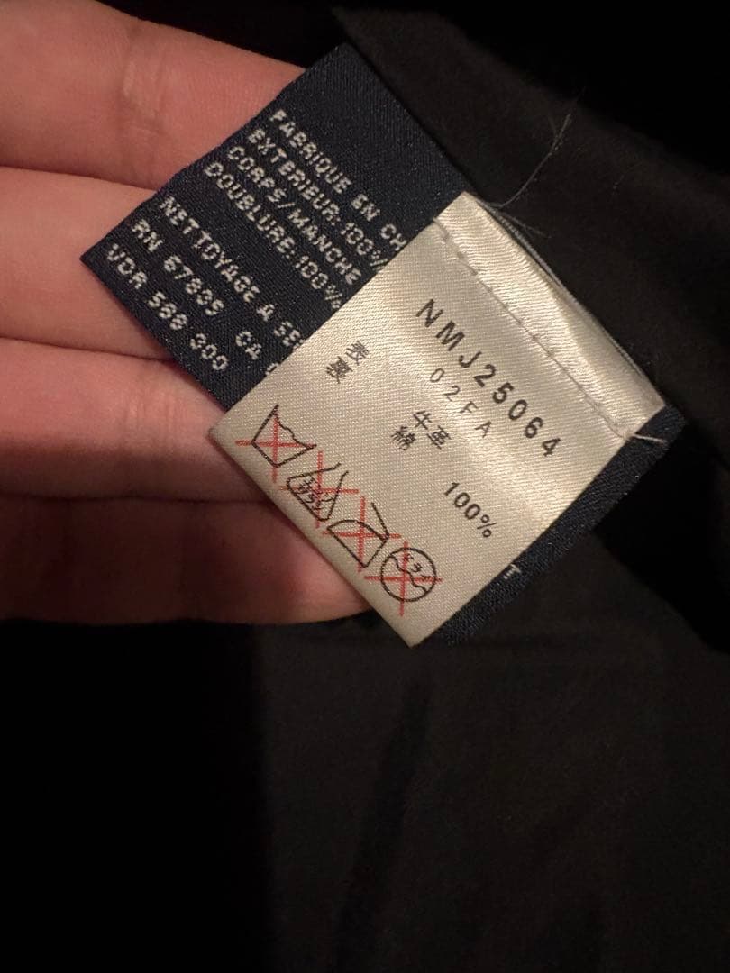 貴重　NAUTICA レザーカーコート　ブラック　ヴィンテージ