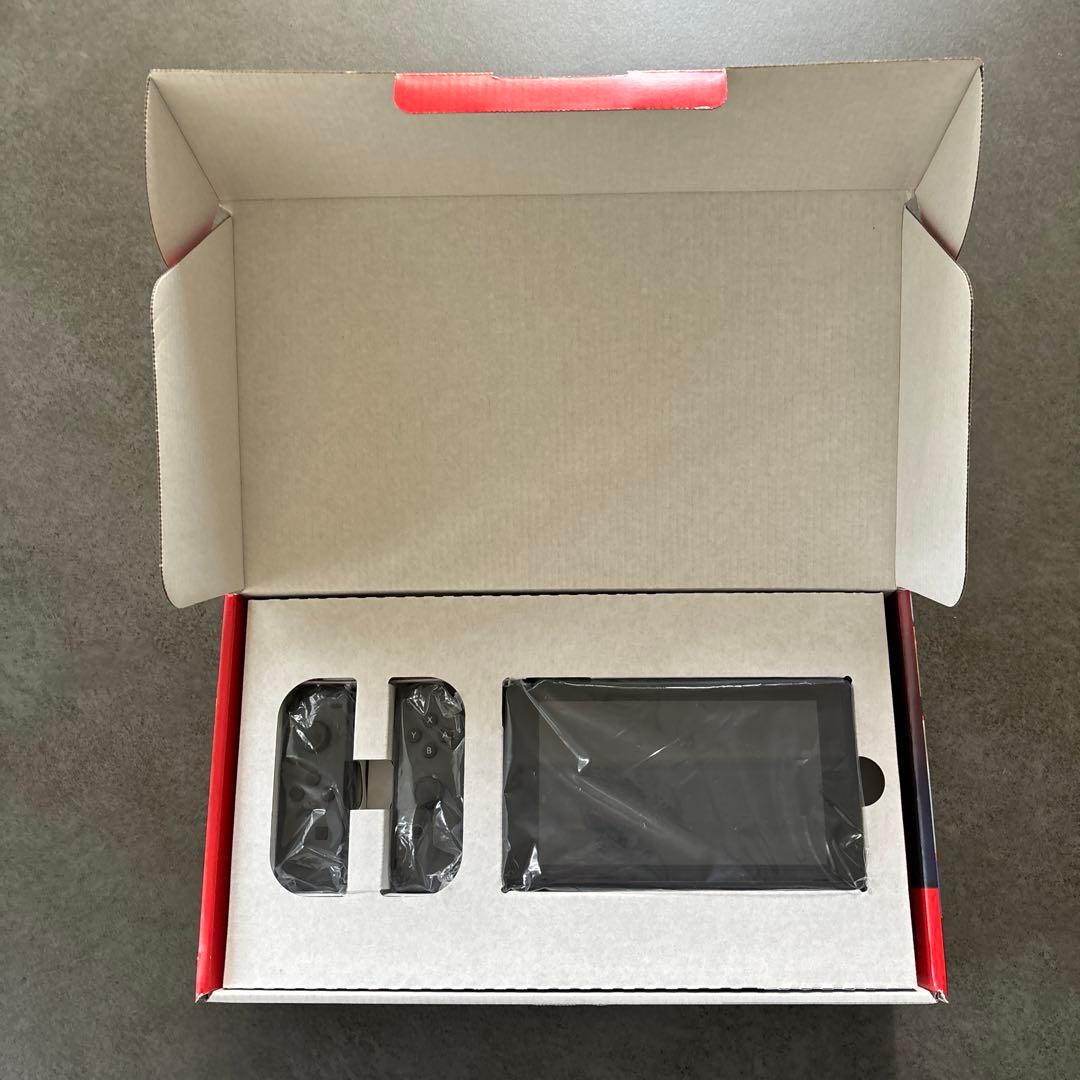 【美品】スイッチ　Nintendo Switch 本体　グレー　箱あり付属品あり