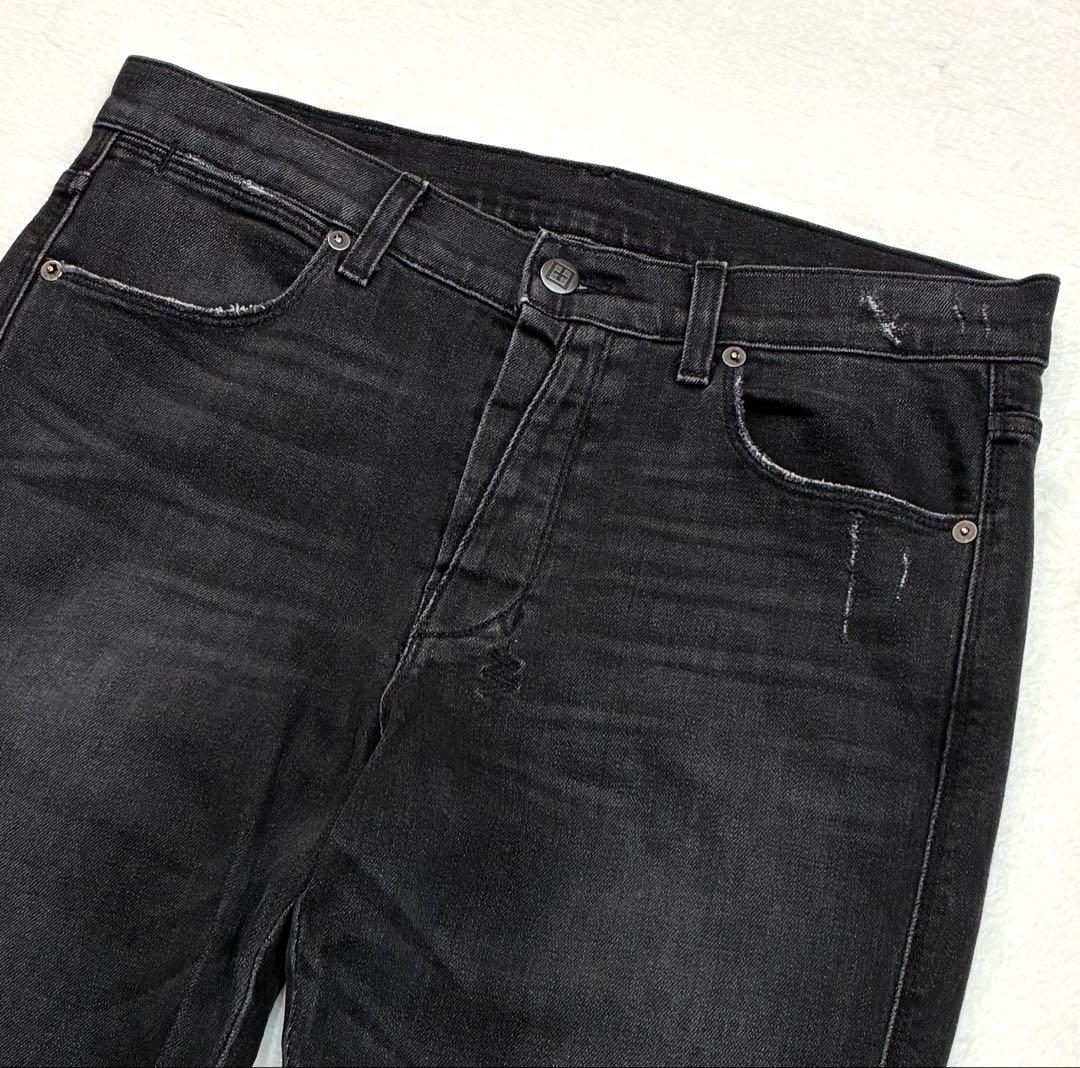 Ksubi スビ USA製 ブラック スキニー デニム ダメージ加工 W32