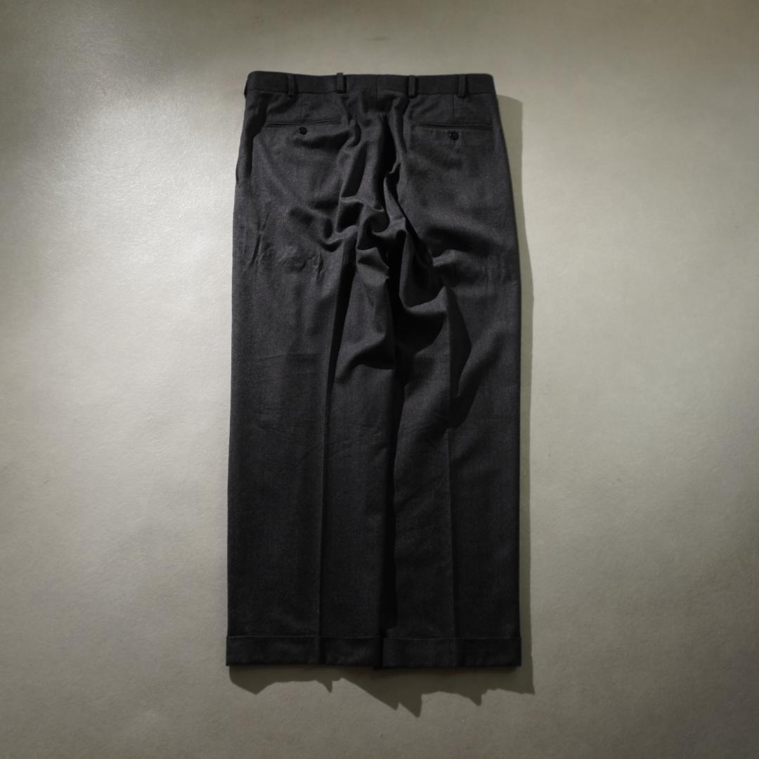 Brooks Brothers ダブルスラックスパンツ グレー/BZ224