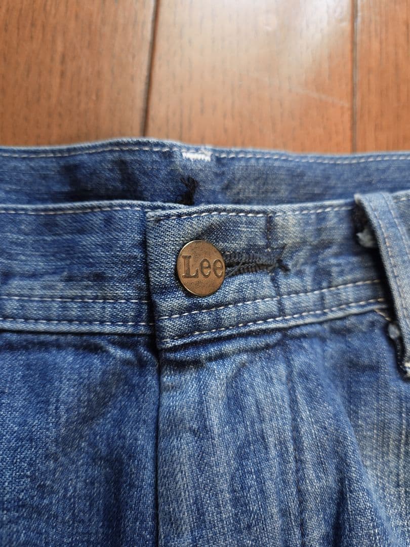 Lee ワイドシルエット デニムパンツ