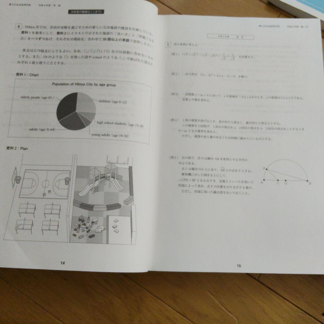 ★値段交渉可　ena限定　都立高入試問題集　自校作成11校と共通問題5年分全教科