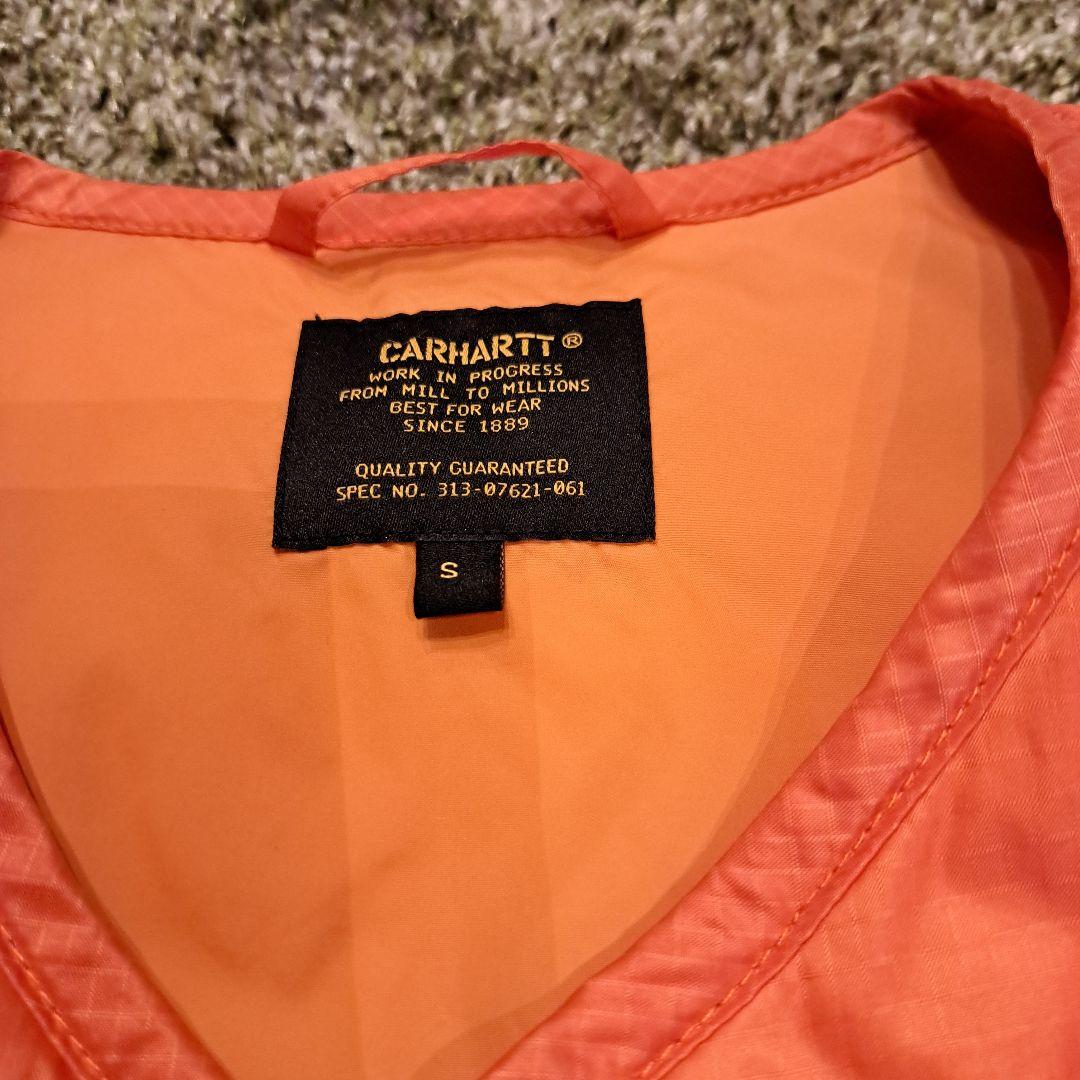 Carhartt ベスト Sサイズ オレンジ