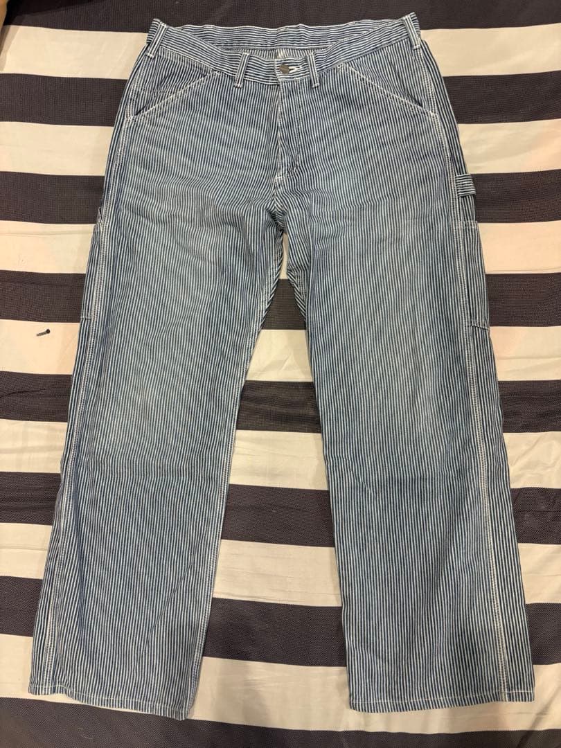 カーハート　Carhartt ヒッコリー　ペインターパンツ　W34