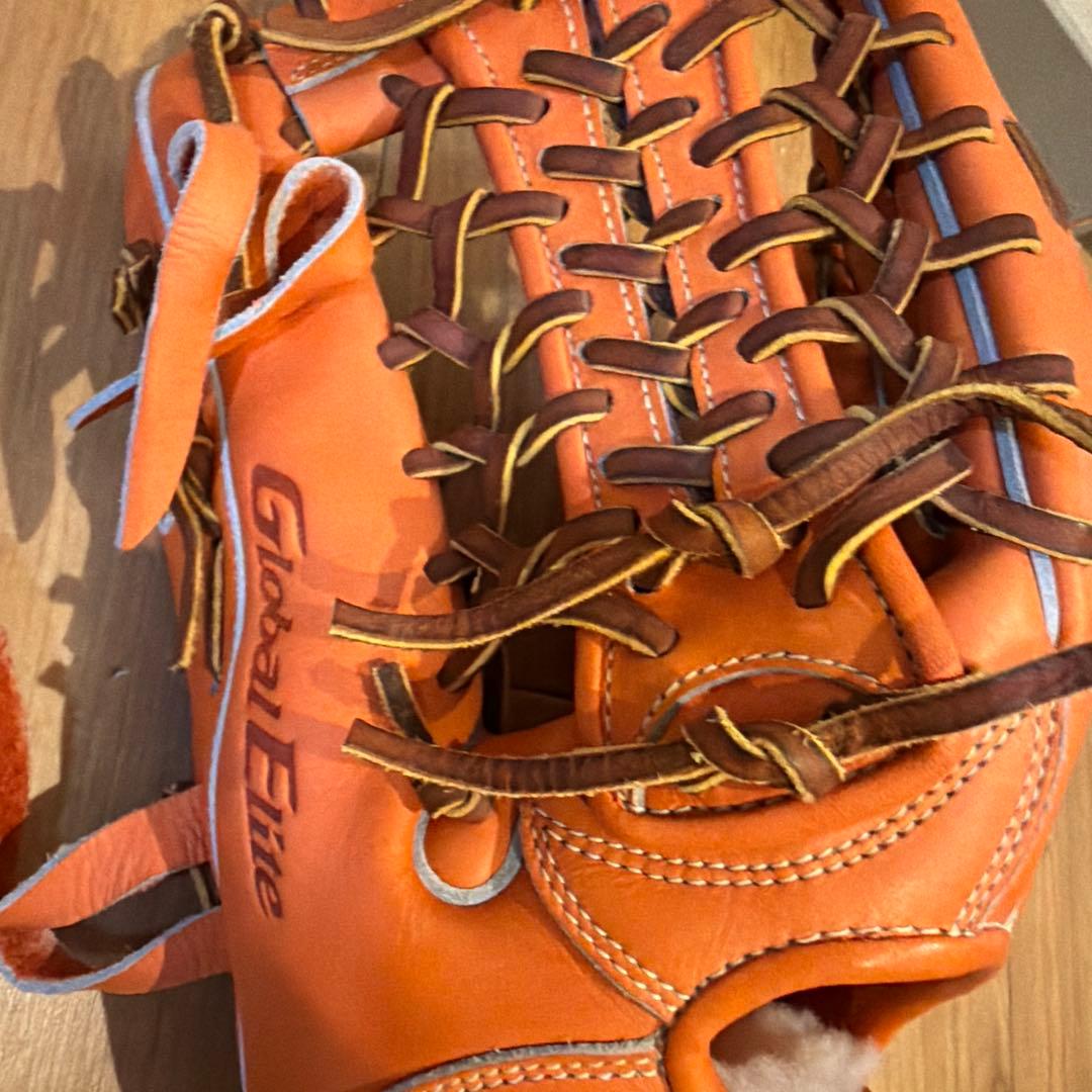 Mizuno Global Elite オレンジ グローブ