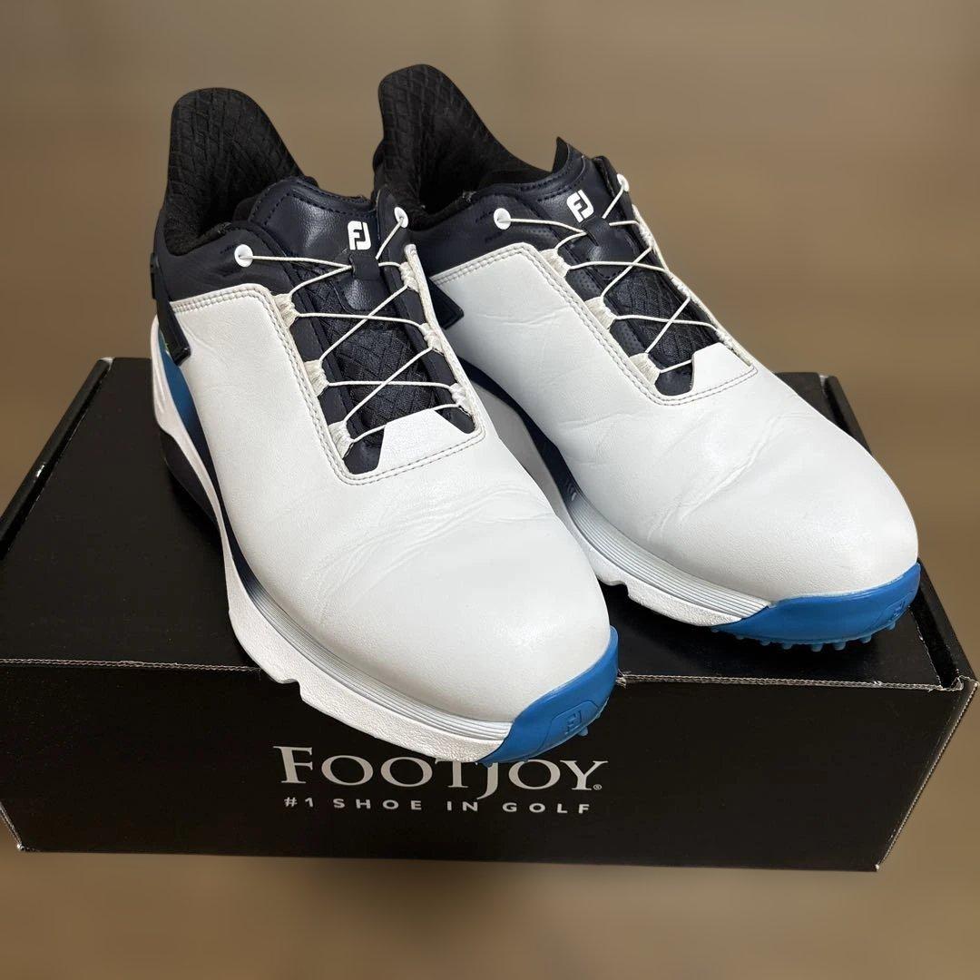FOOTJOY プロSLX BOAゴルフシューズ (ホワイト/ネイビー)