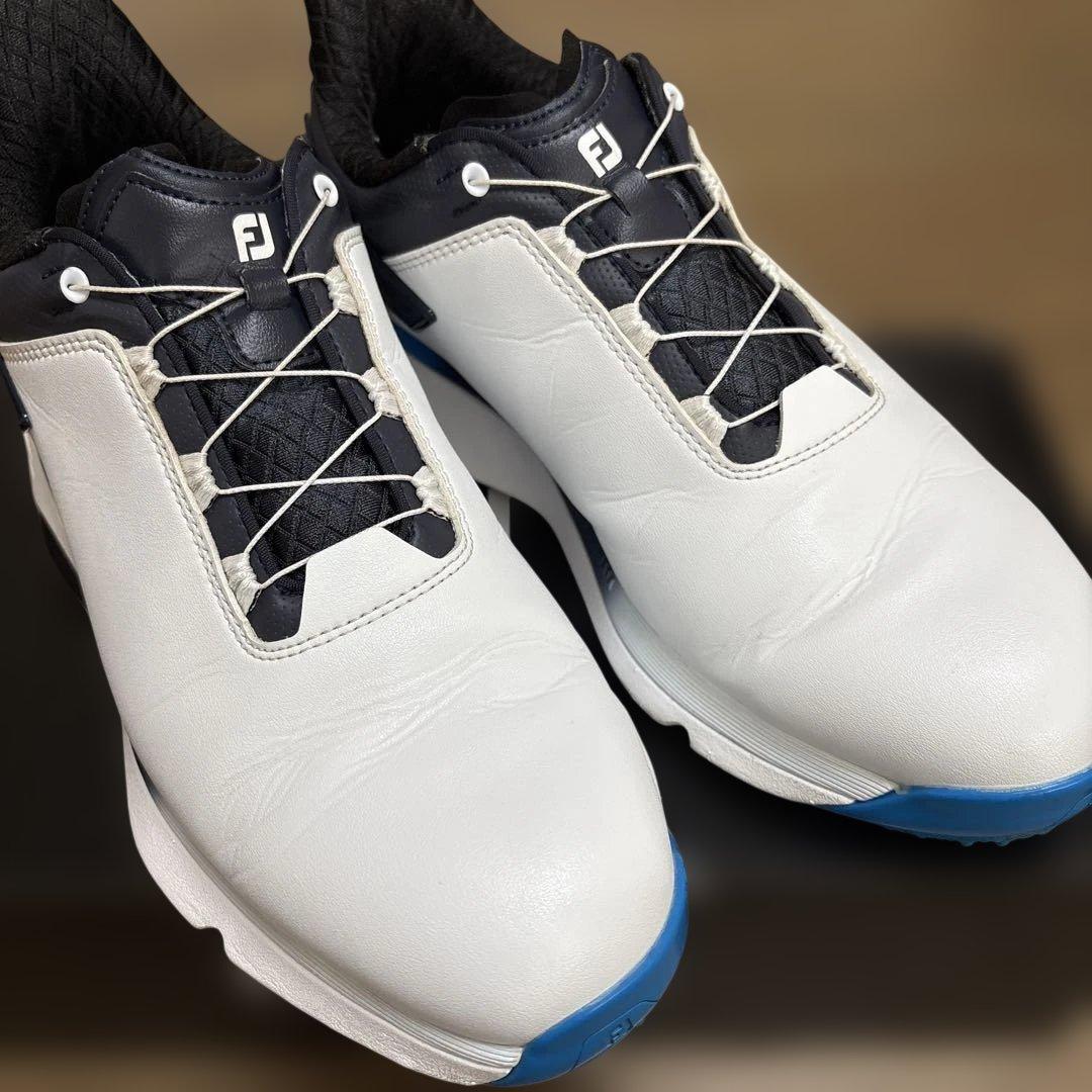 FOOTJOY プロSLX BOAゴルフシューズ (ホワイト/ネイビー)
