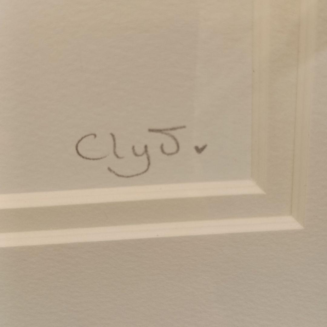 版画 額装 クリーブ (Clyv)『パリのハート』