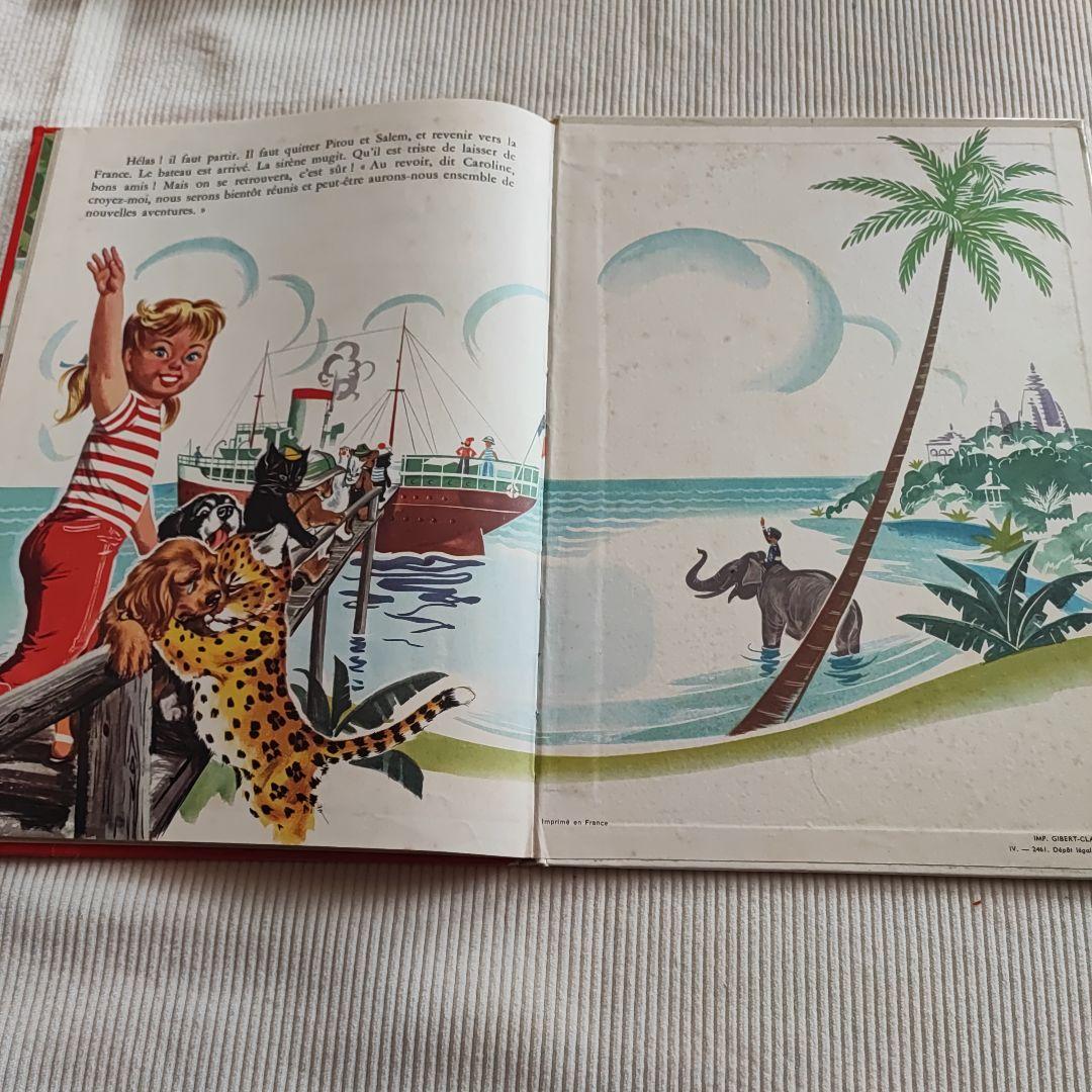 絵本・児童書 Caroline aux Indes - Pierre Probst