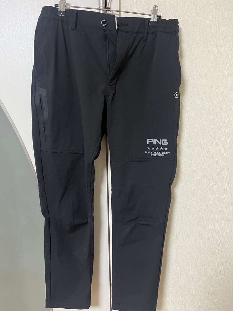【美品】PING ゴルフパンツ ブラック CORDURA