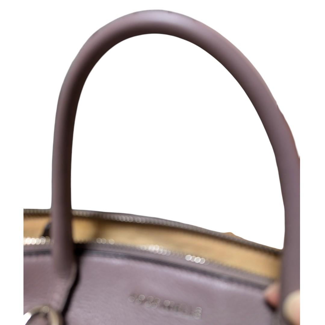 COCCINELLE 薄紫 レザー ハンドバッグ