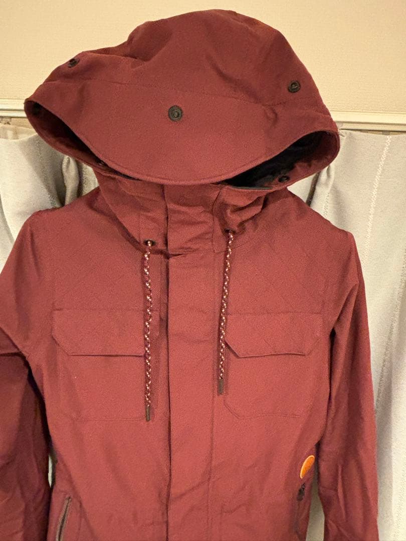 VOLCOM バーガンディ スノーボードウェア上下