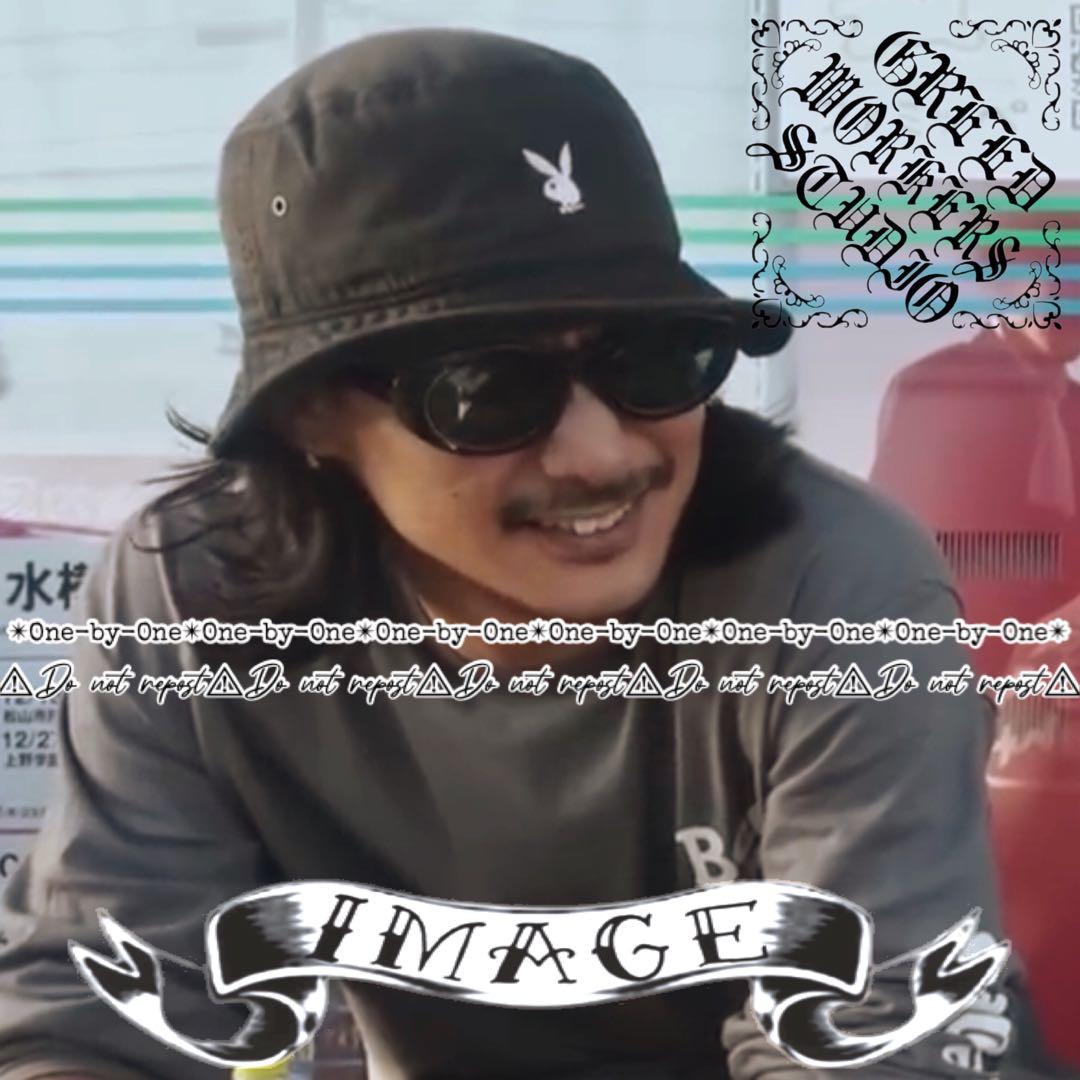 W バニー バケットハット tattoo studio yamada 山田蓮 黒