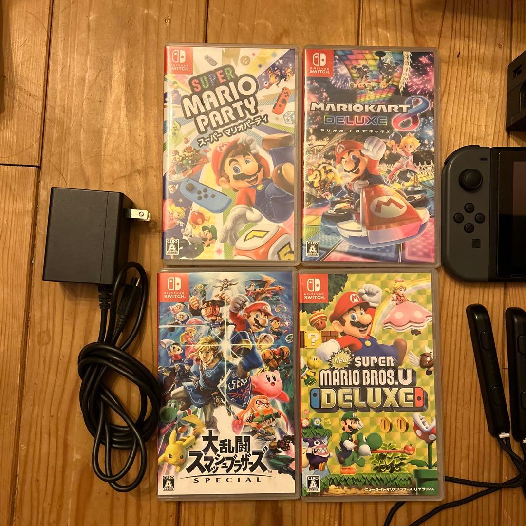 Nintendo Switch 本体 + ゲームソフト4本