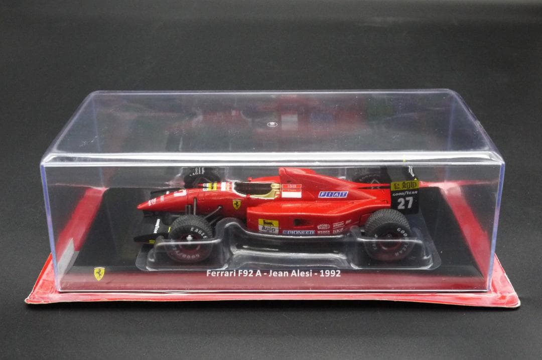 知樹1/24 フェラーリ F92A J.アレジ 1992 レインタイヤ