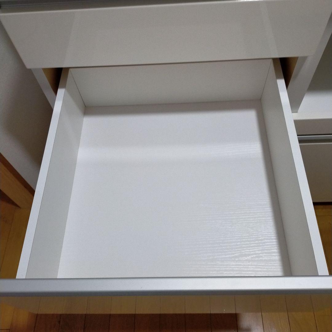 【4/8までの出品！】美品送料込み　ニトリ　キッチンボード　幅90cm　ホワイト