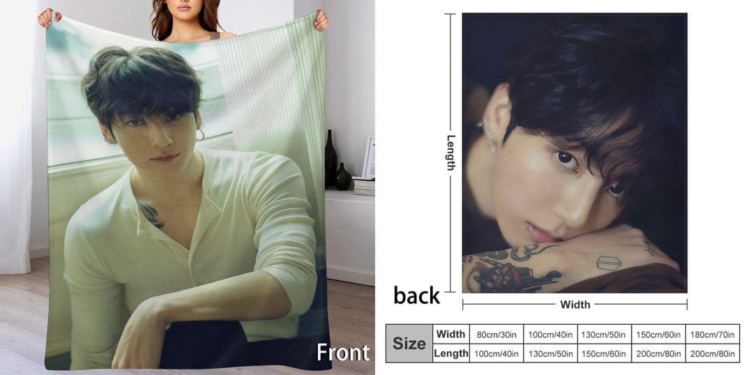 ☆BTS ブランケット　CHANEL JUNGKOOK グク ☆