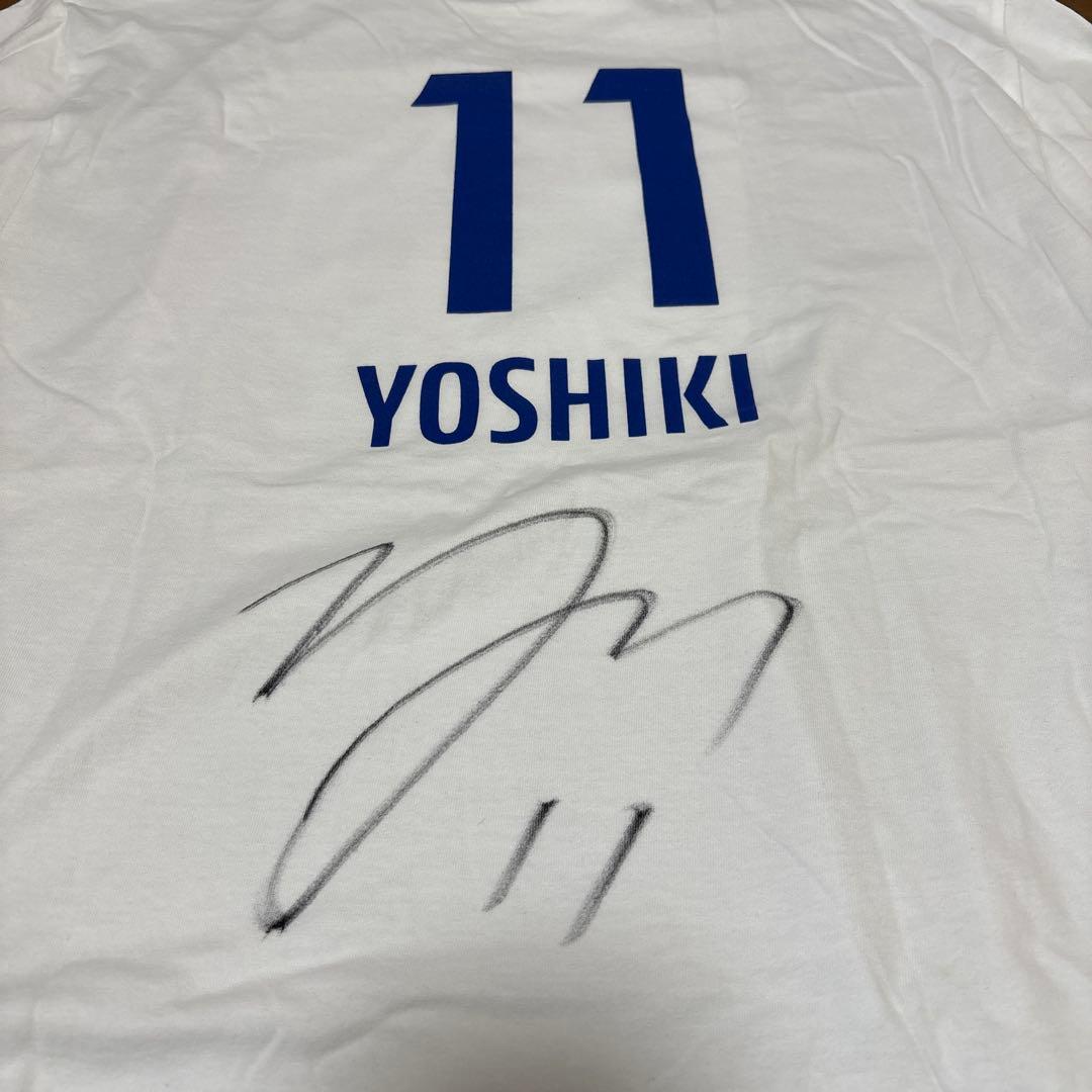 【希少美品】 モンテディオ山形　藤本佳希 選手 直筆 サイン入り Tシャツ