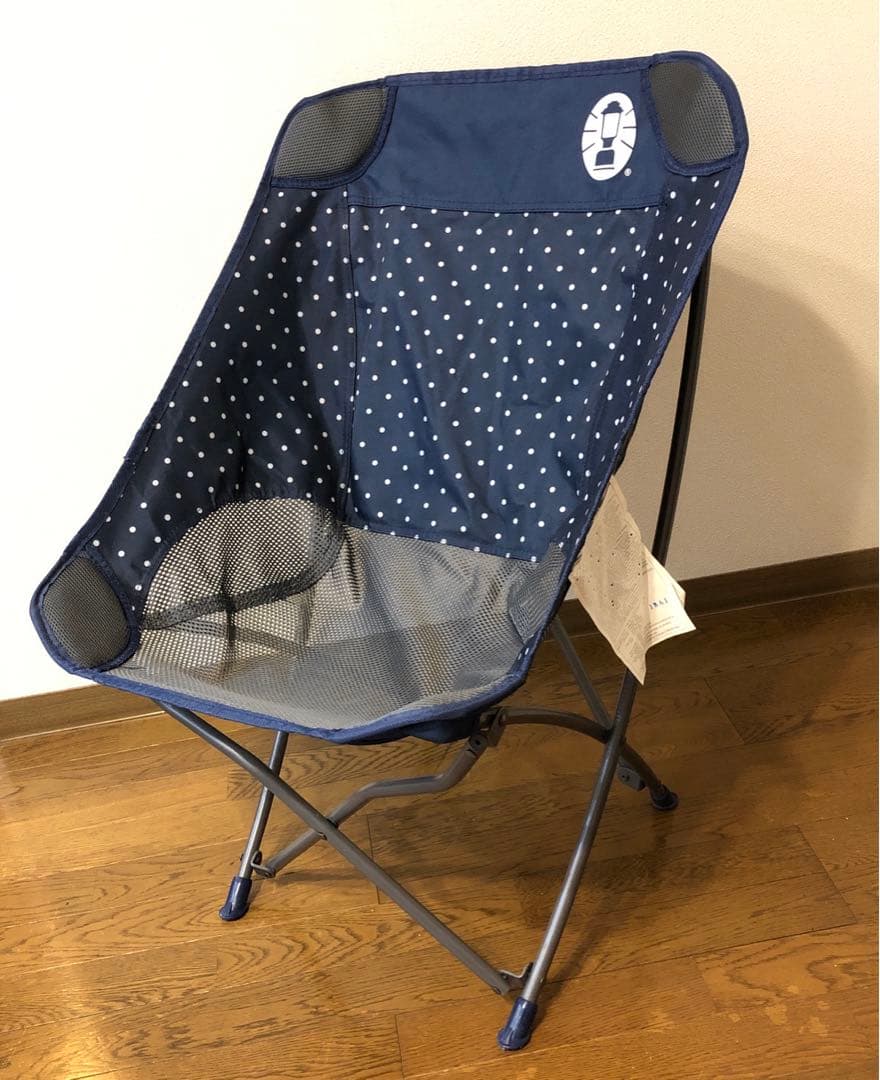 Colemanコールマン　ヒーリングチェア ネイビードット