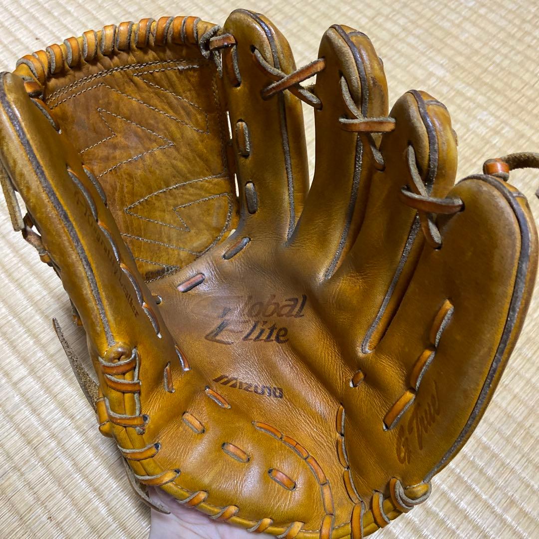 Mizuno Global Elite 硬式グローブ ブラウン