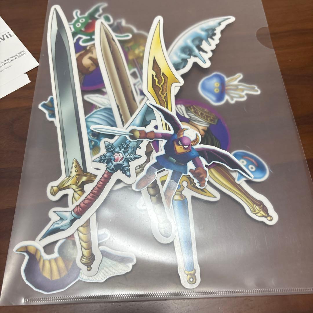 wii ドラゴンクエスト　ソード店頭　販促　ポップ　非売品　 カットアウト