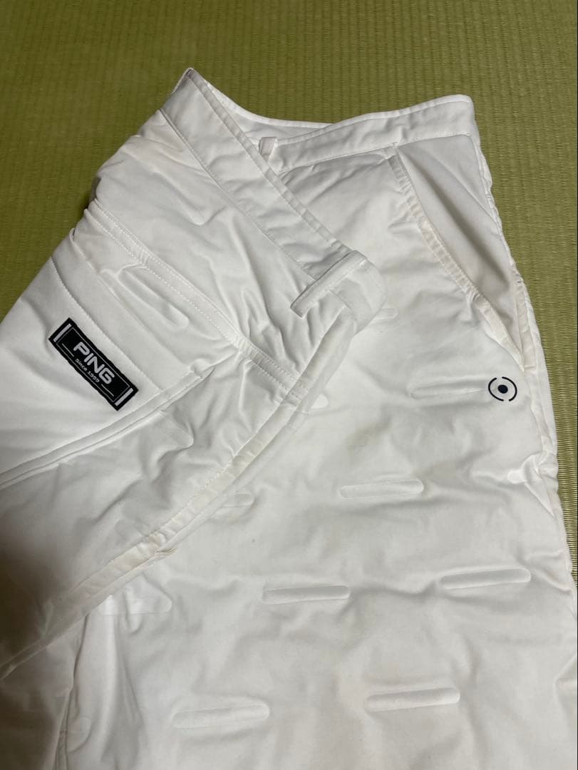 PING メンズウェア Lサイズ ホワイトパンツ