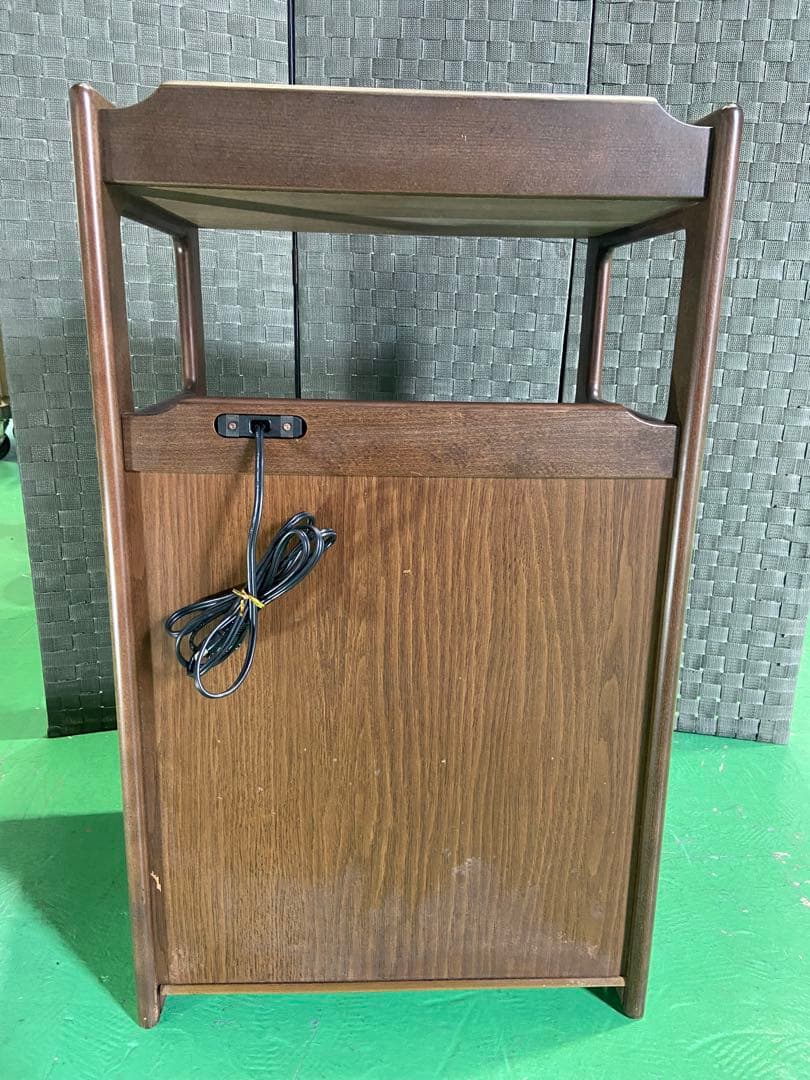 karimoku カリモク　電話台　コンセント付き　オールド