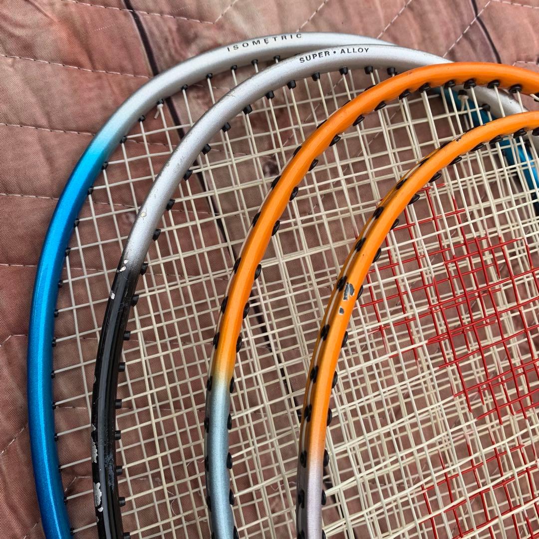 YONEX バドミントンラケット　まとめて４本