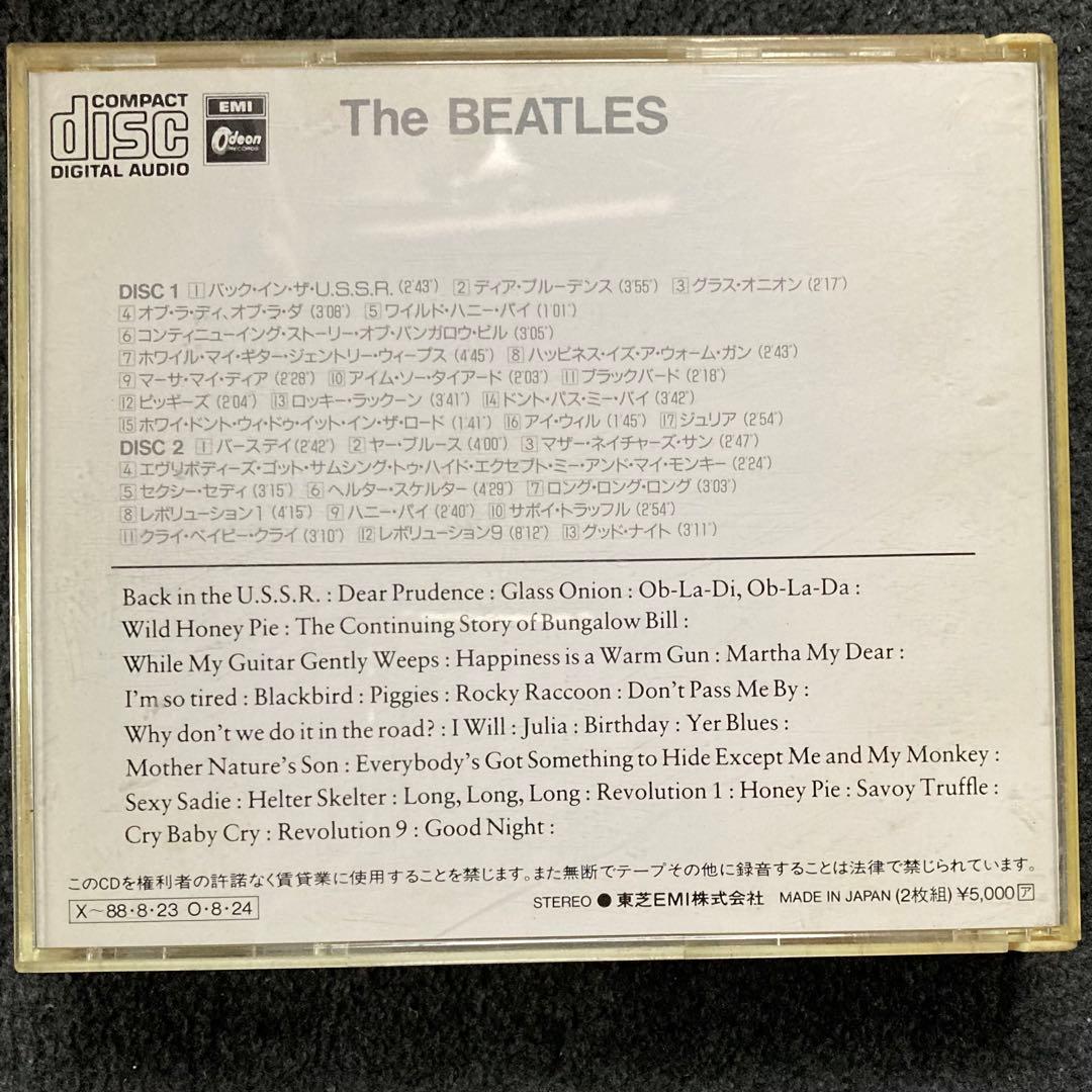 The BEATLES　CD２枚組　№167761