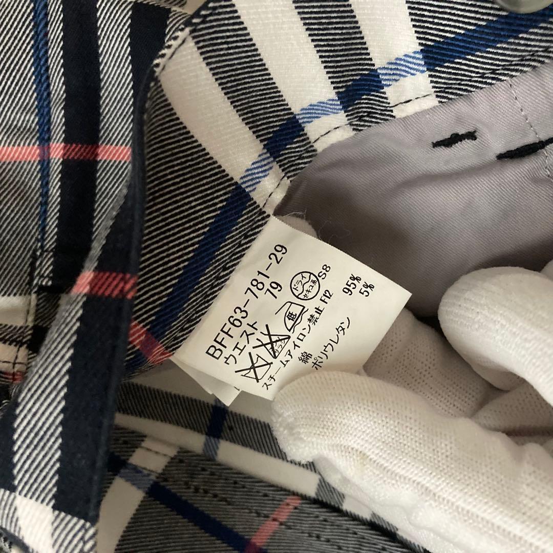 バーバリーBURBERRY GOLF SPORT FITチエック柄メンズパンツ