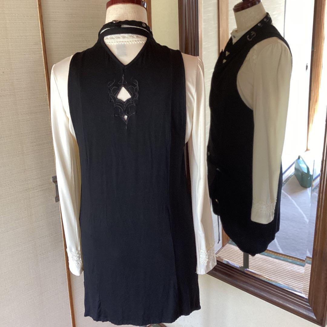 Ozz Croceブラック ジレ　商品番号【27】